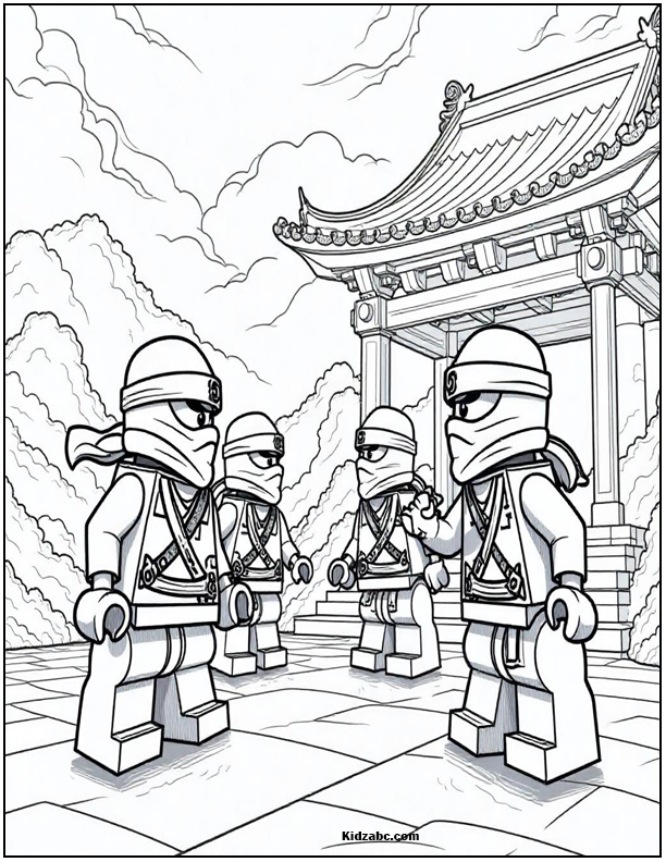 Lego Ninjago Coloring Pages