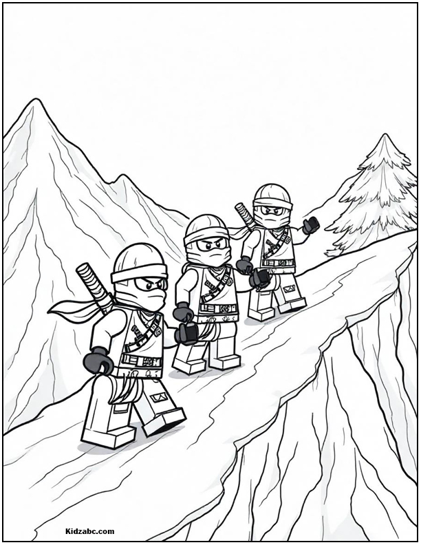 Lego Ninjago Coloring Pages