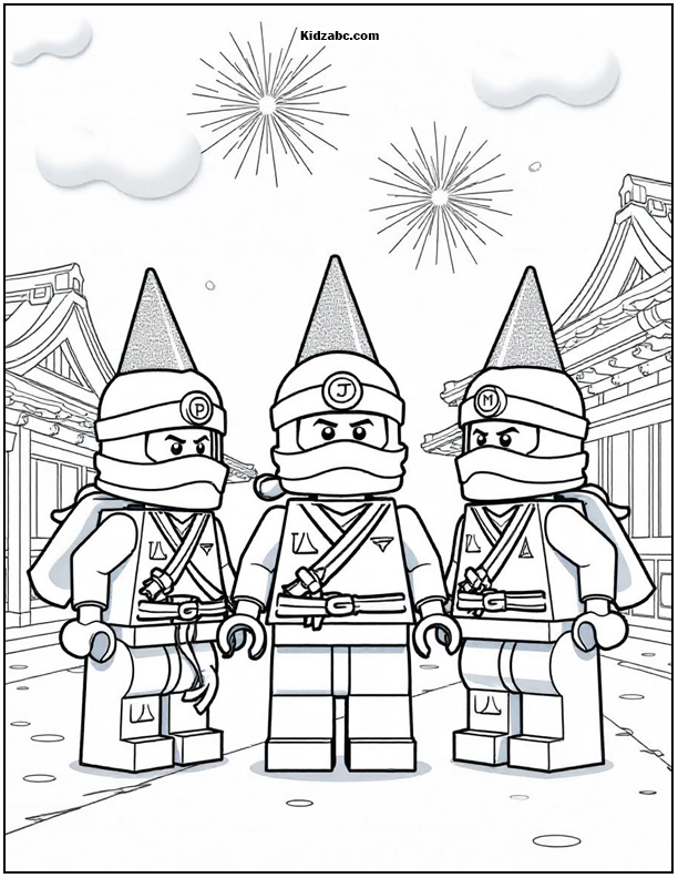 Lego Ninjago Coloring Pages