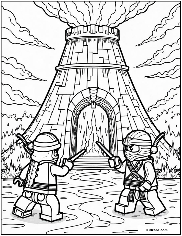 Lego Ninjago Coloring Pages