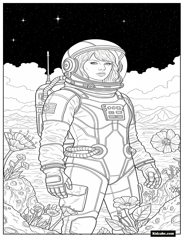 Taylor Swift Coloring Pages