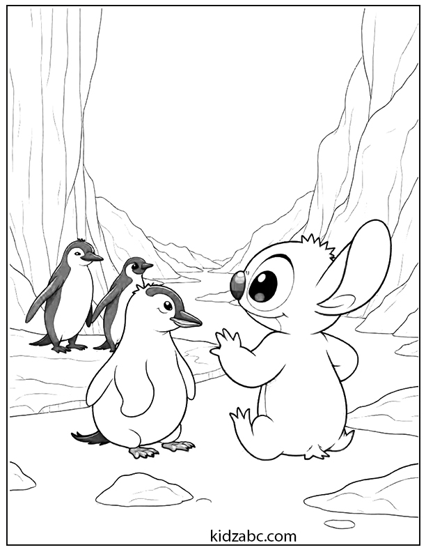 Lilo & Stitch taking care of animals at the zoo