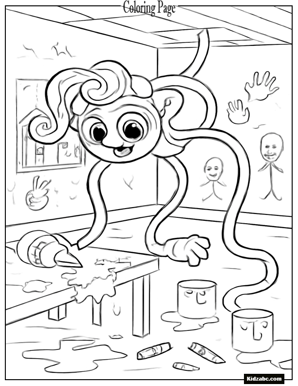 Poppy Playtime Coloring Pages