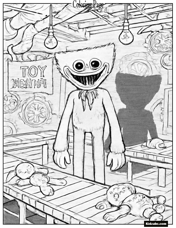 Poppy Playtime Coloring Pages