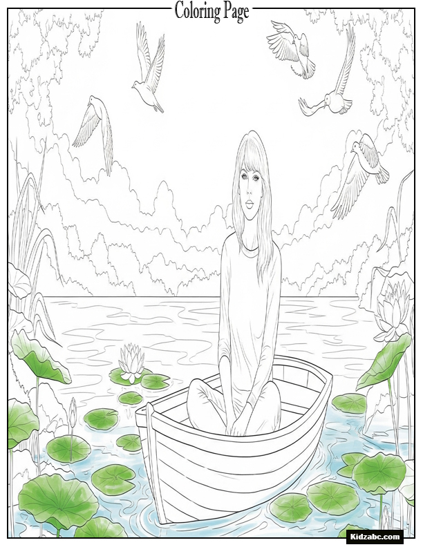 Taylor Swift Coloring Pages