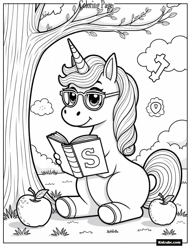 Unicorn Coloring Pages