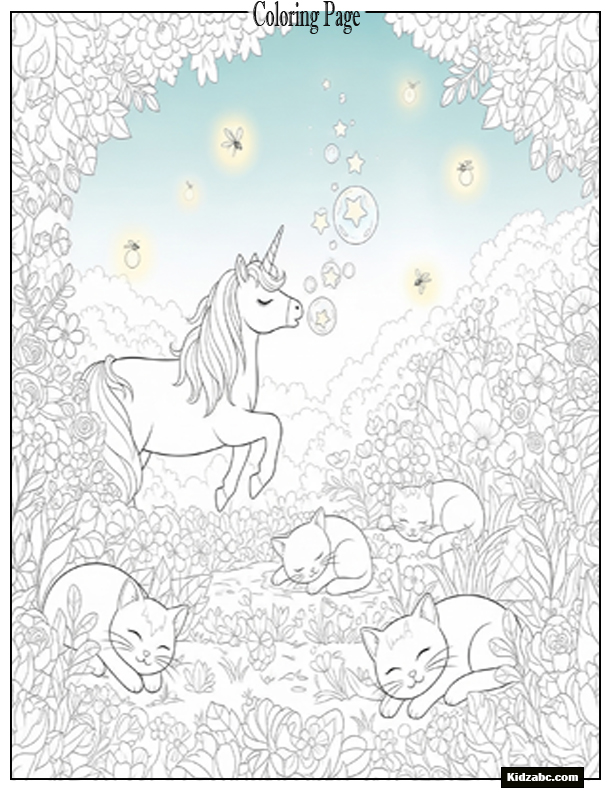 Unicorn Coloring Pages
