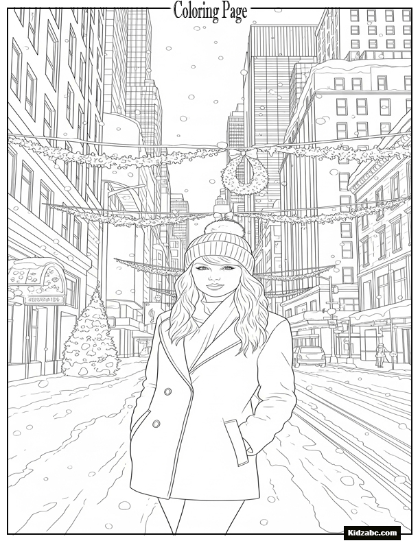 Taylor Swift Coloring Pages