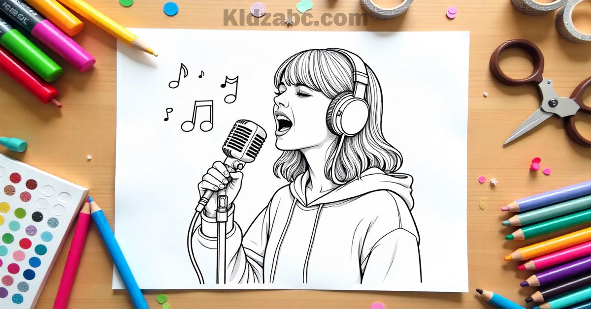Taylor Swift Coloring Pages