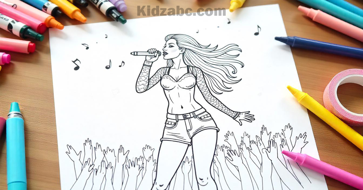 Taylor Swift Coloring Pages