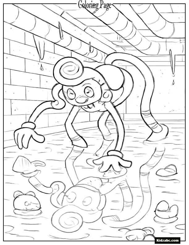 Poppy Playtime Coloring Pages
