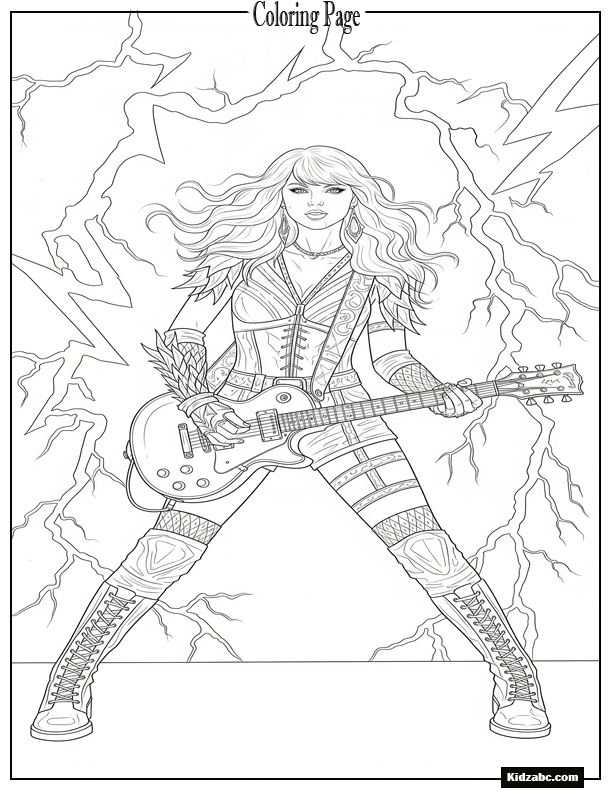 Taylor Swift Coloring Pages