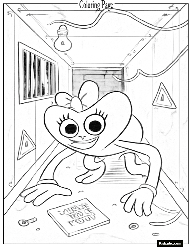 Poppy Playtime Coloring Pages