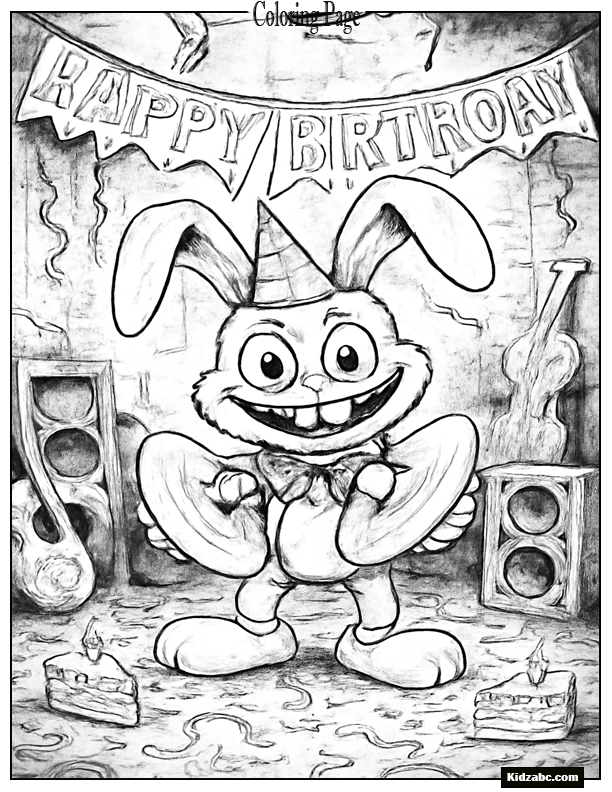 Poppy Playtime Coloring Pages