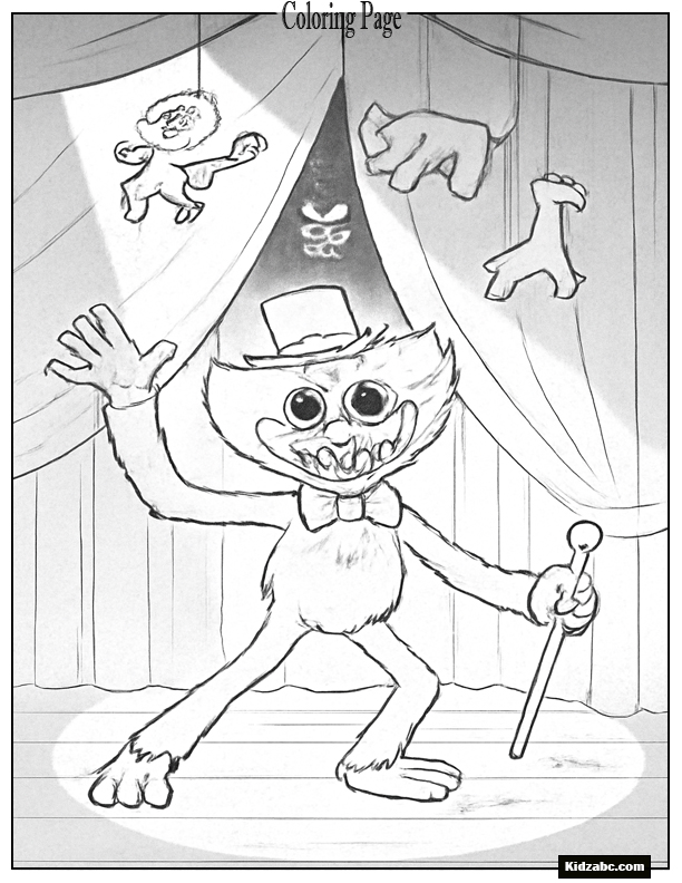 Poppy Playtime Coloring Pages