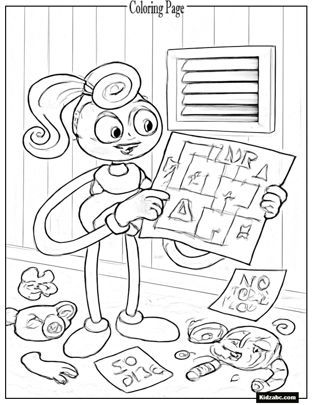 Poppy Playtime Coloring Pages