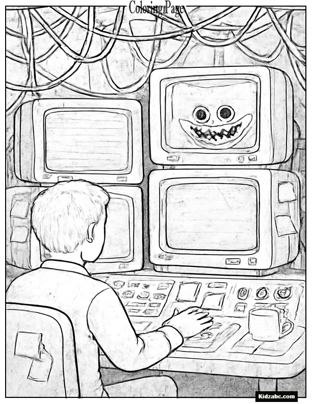Poppy Playtime Coloring Pages
