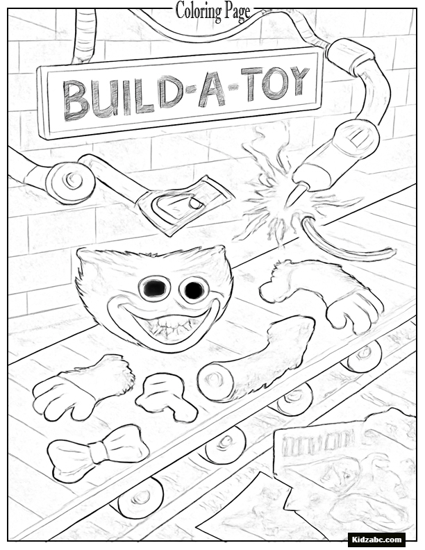 Poppy Playtime Coloring Pages