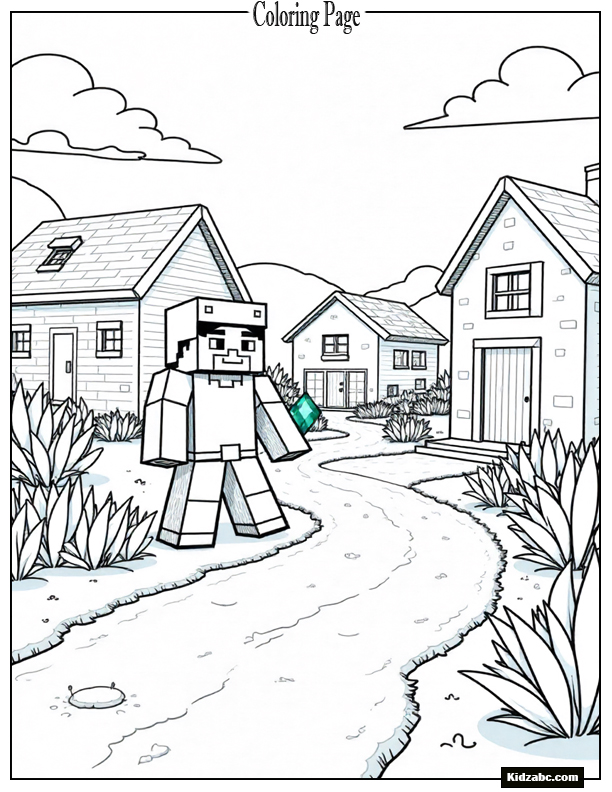 Minecraft Coloring Pages