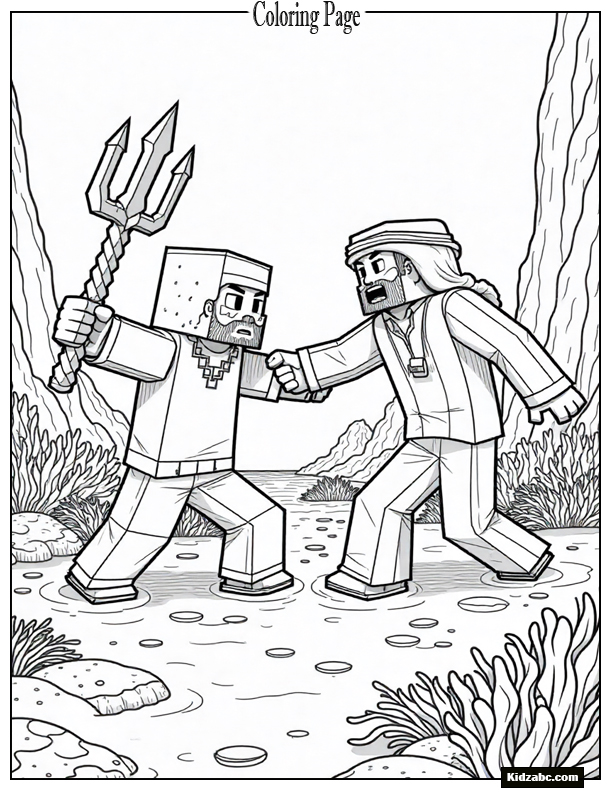 Minecraft Coloring Pages