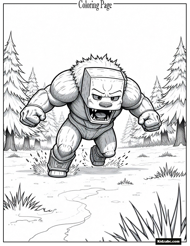 Minecraft Coloring Pages