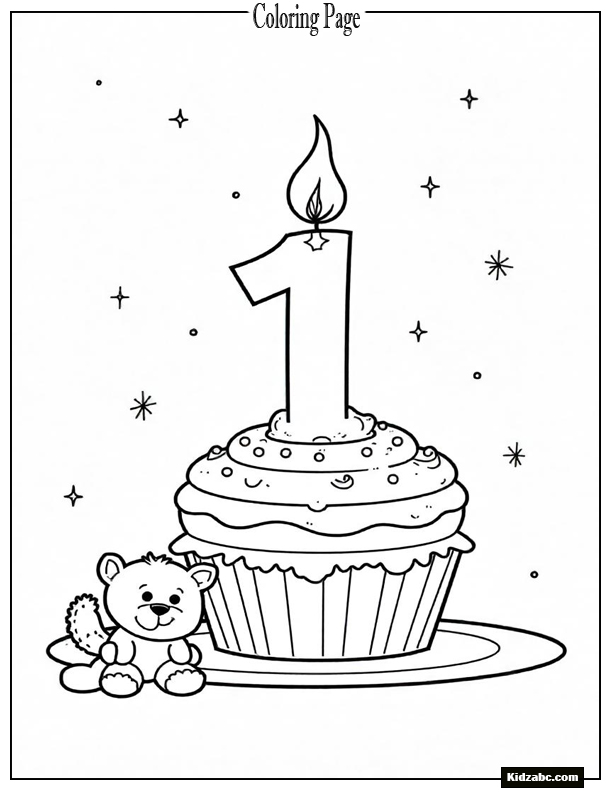 Birthday Coloring Pages