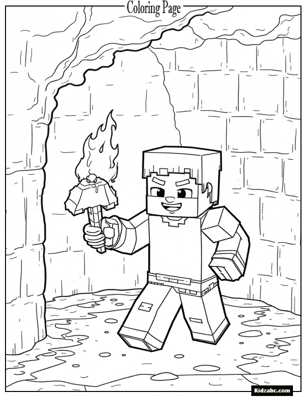 Minecraft Coloring Pages