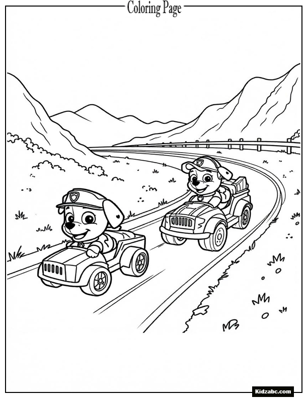 Paw Patrol Coloring Pages 