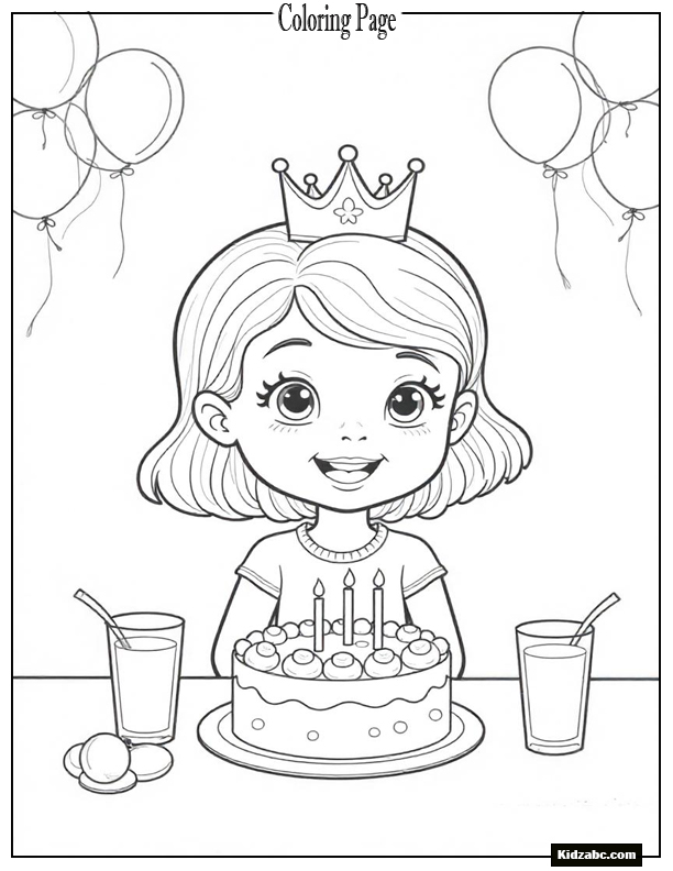 Birthday Coloring Pages