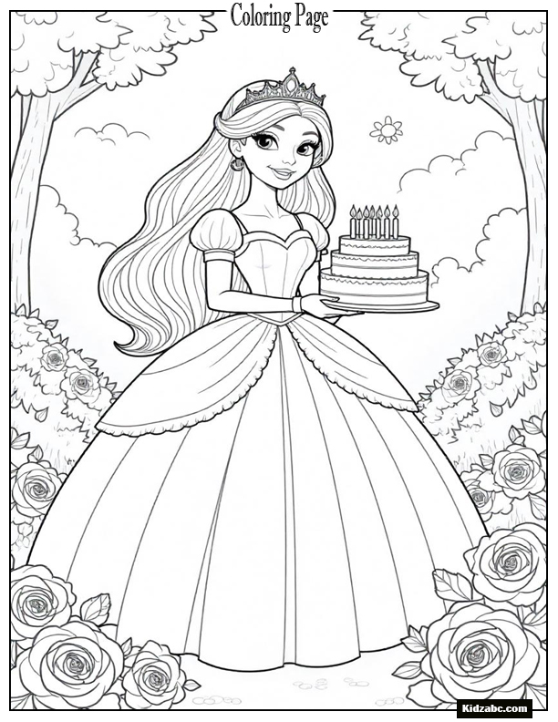 Birthday Coloring Pages