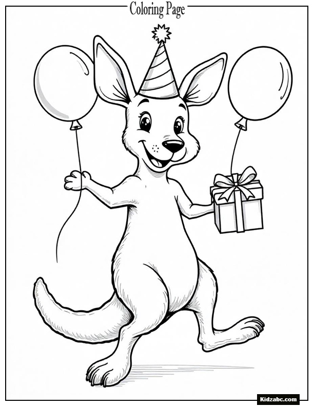 Birthday Coloring Pages