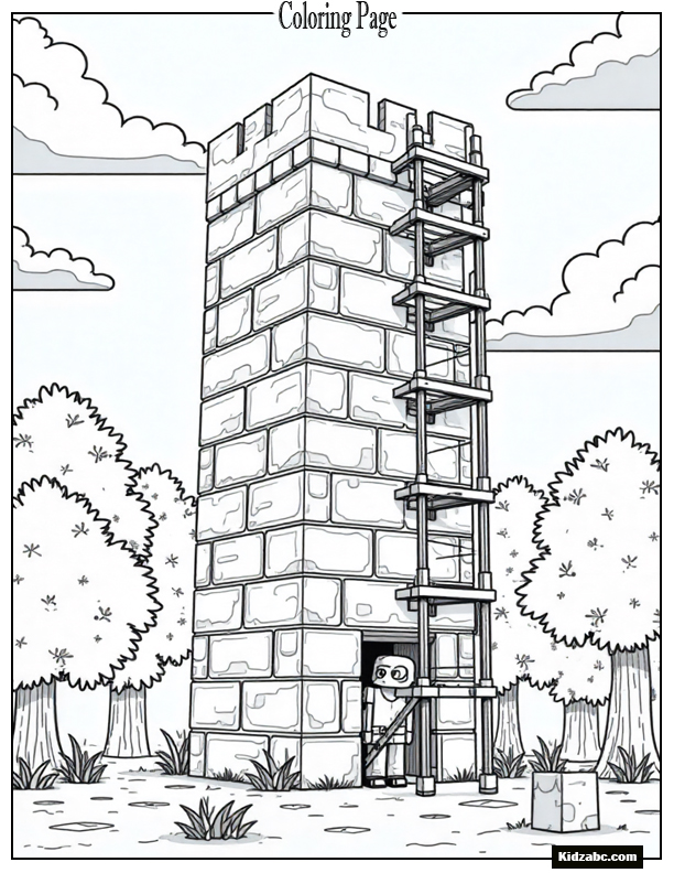 Minecraft Coloring Pages