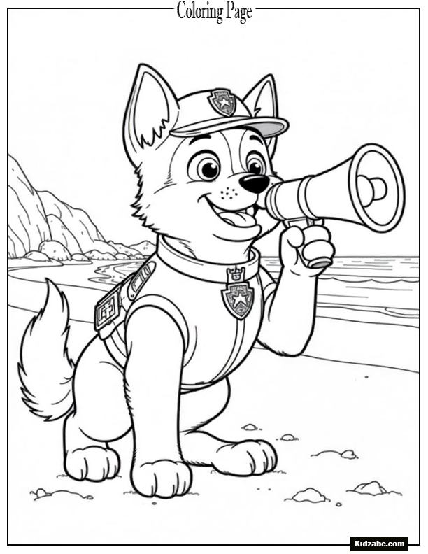 Paw Patrol Coloring Pages 