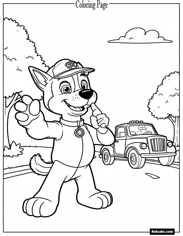 Paw Patrol Coloring Pages 