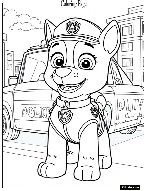 Paw Patrol Coloring Pages 