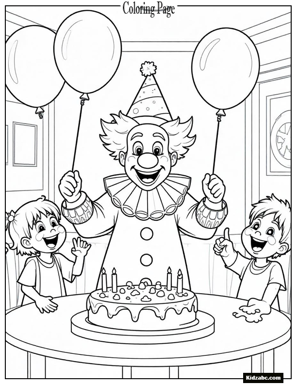 Birthday Coloring Pages