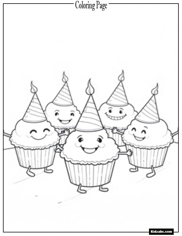 Birthday Coloring Pages
