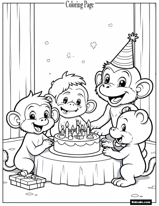 Birthday Coloring Pages