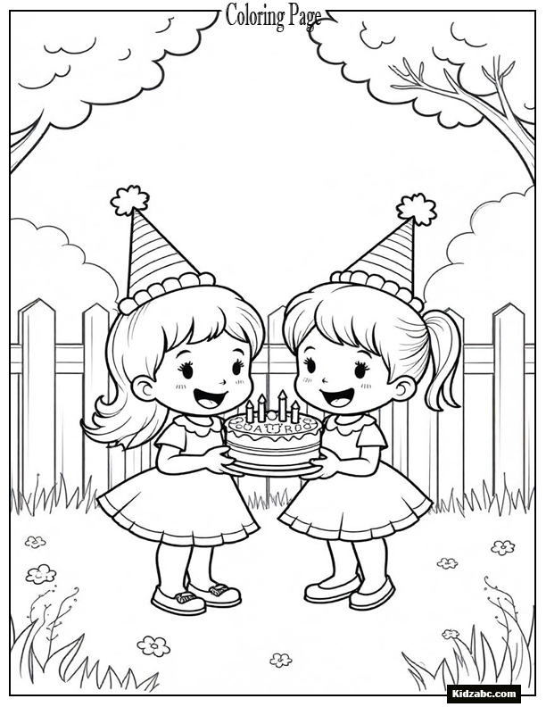 Birthday Coloring Pages