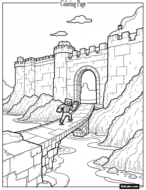 Minecraft Coloring Pages