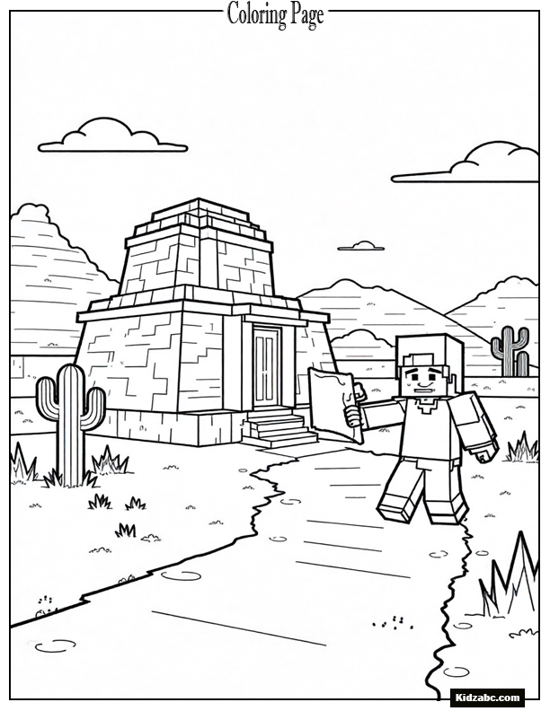Minecraft Coloring Pages