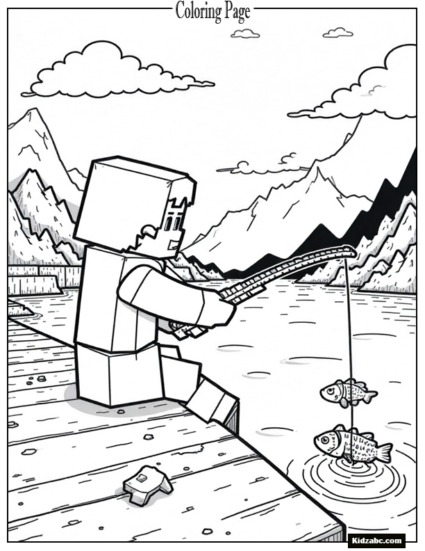 Minecraft Coloring Pages