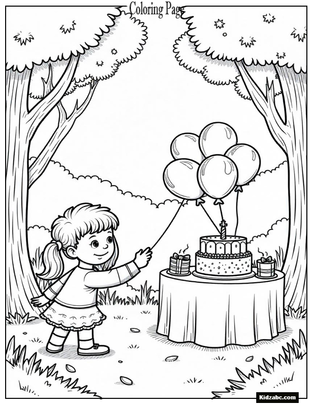 Birthday Coloring Pages