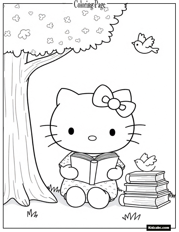 Hello Kitty Coloring Pages