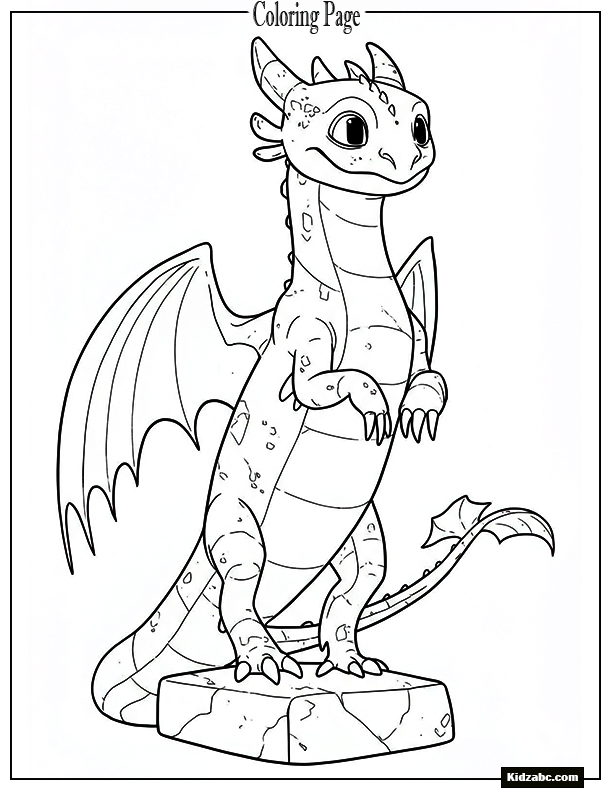Hookfang pretending to be a dragon statue