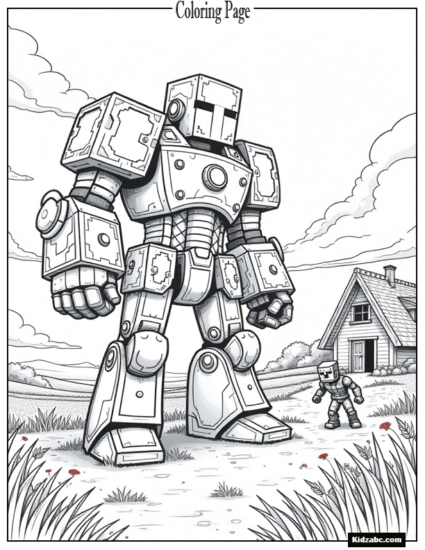 Minecraft Coloring Pages