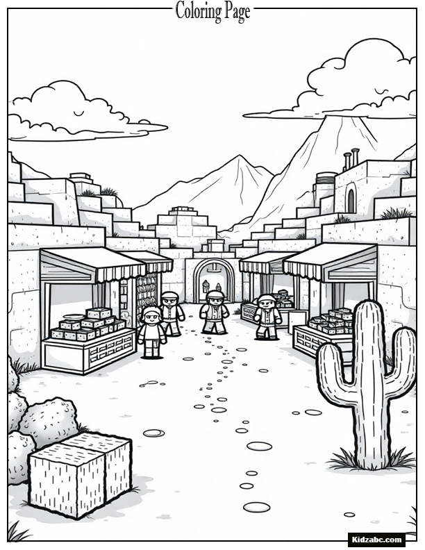 Minecraft Coloring Pages