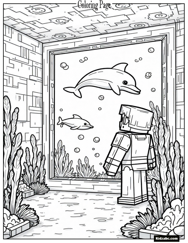 Minecraft Coloring Pages