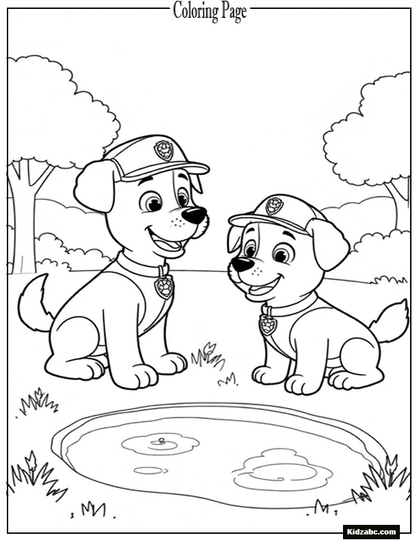 Paw Patrol Coloring Pages 