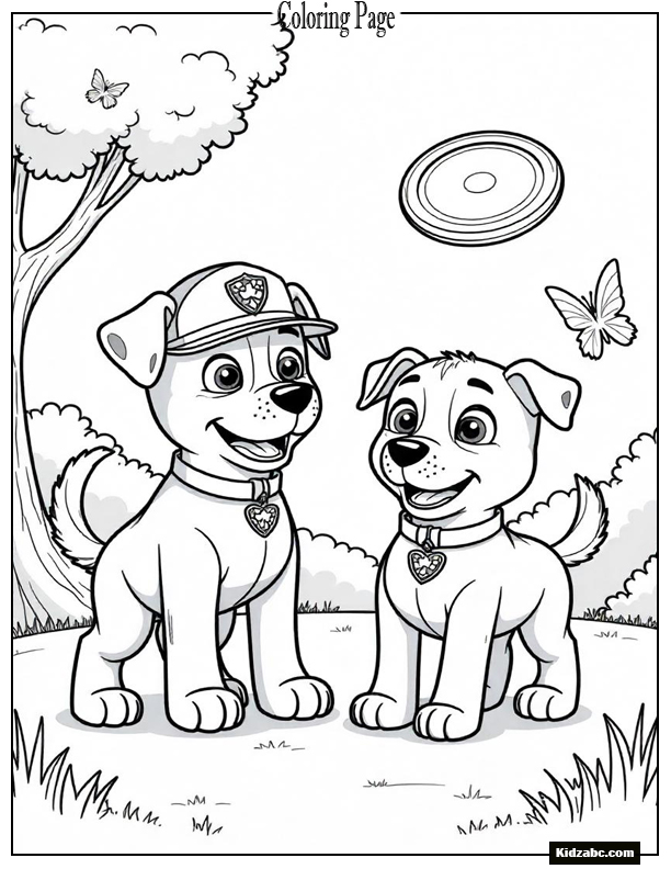 Paw Patrol Coloring Pages 
